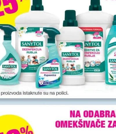 SANYTOL SANYTOL Sredstva za dezinfekciju i čišćenje