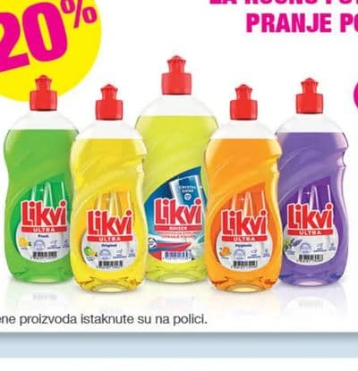 Likvi LIKVI Proizvode za ručno i strojno pranje posuđa