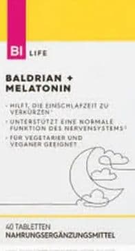 BI LIFE Valer+melatonin, 40 kom