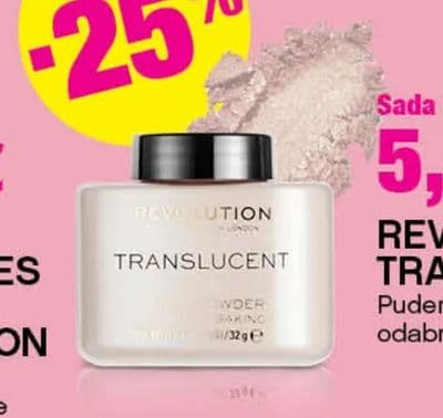 REVOLUTION REVOLUTION TRANSLUCENT Puder u prahu