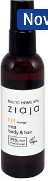 ziaja ziaja Satin glow mist za tijelo i kosu u spreju, 90 ml