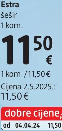 Estra Estra šešir