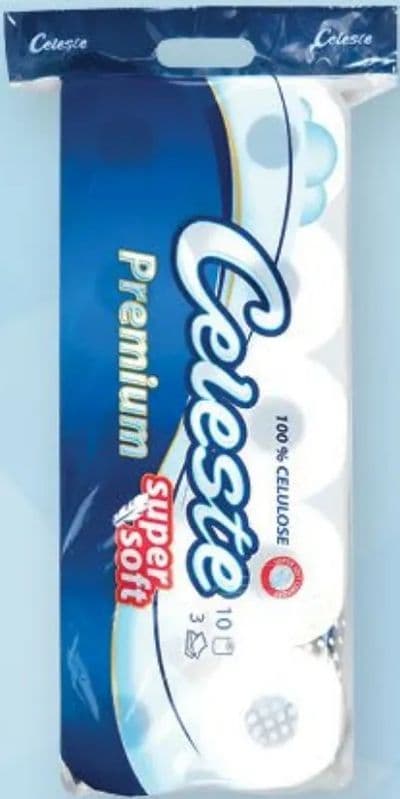 Celeste Celeste Premium troslojni toaletni papir, 10 kom.x150 listića