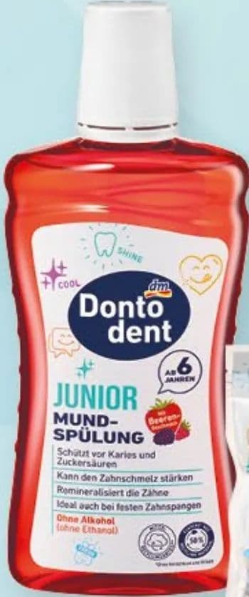 Dontodent Vodica za ispiranje usta Junior, 500 ml