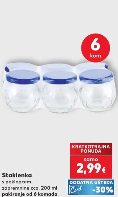 Staklenka s poklopcem