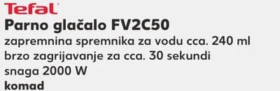 Tefal Parno glačalo FV2C50