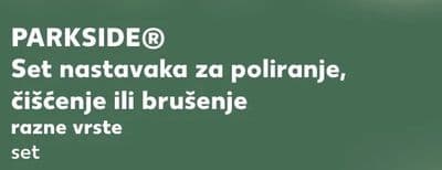 PARKSIDE PARKSIDE® Set nastavaka za poliranje, čišćenje ili brušenje razne vrste