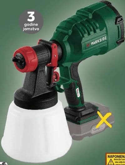 PARKSIDE PARKSIDE® Aku raspršivač boje PFSA 20-Li B2