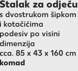 Stalak za odjeću