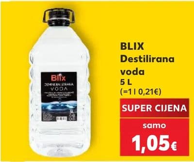 BLIX Destilirana voda
