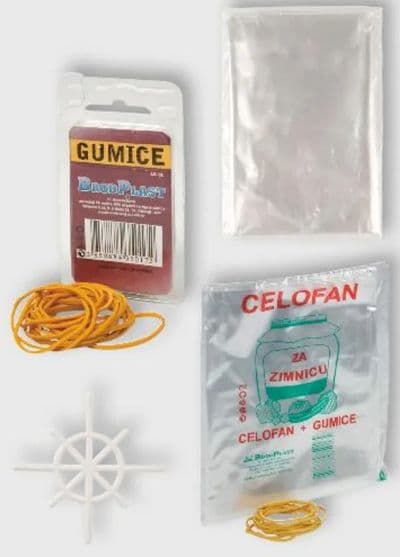 Pritiskivači za zimnicu, celofan ili gumice pakiranje