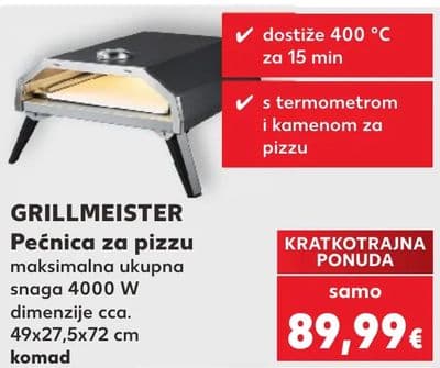 GRILLMEISTER Pećnica za pizzu