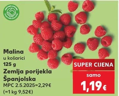 Malina u košarici