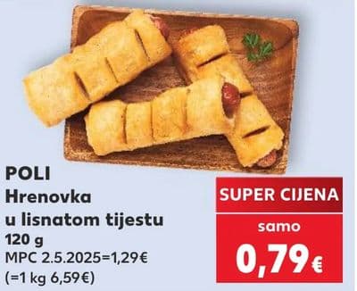 POLI Hrenovka u lisnatom tijestu