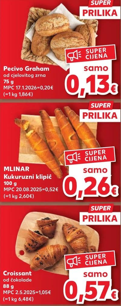 Pecivo Graham od cjelovitog zrna