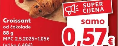 Croissant od čokolade