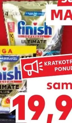 FINISH FINISH Kapsule za pranje suđa Ultimate Plus ili Lemon