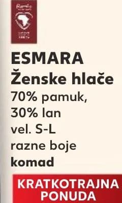ESMARA ESMARA Ženske hlače