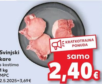 Svinjski kare s kostima