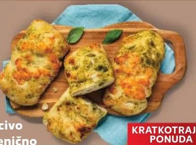 Pecivo pšenično pesto i sir