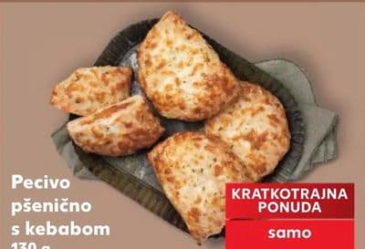 Pecivo pšenično s kebobom
