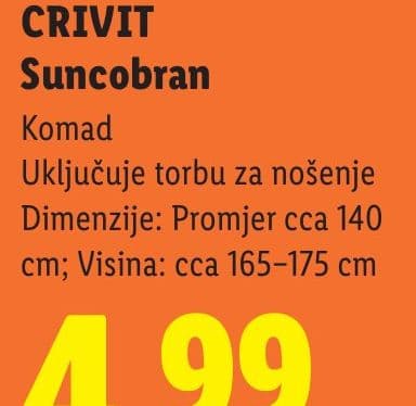 CRIVIT Suncobran