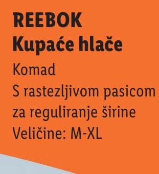 REEBOK Kupaće hlače