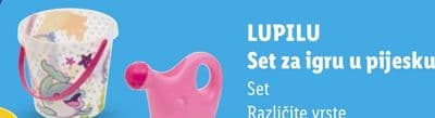 LUPILU LUPILU Set za igru u pijesku