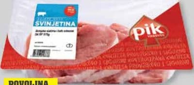 PIK PIK Svinsjka slabina i leđa s kosti