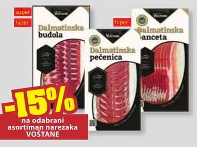 VOŠTANE Dalmatinska panceta