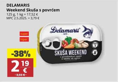 DELAMARIS DELAMARIS Weekend Skuša s povrćem