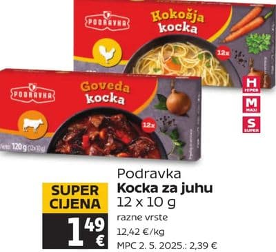 Podravka Podravka Kocka za juhu