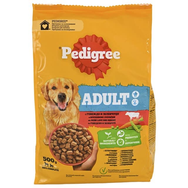 Pedigree Pedigree suha hrana za pse govedina/povrće
