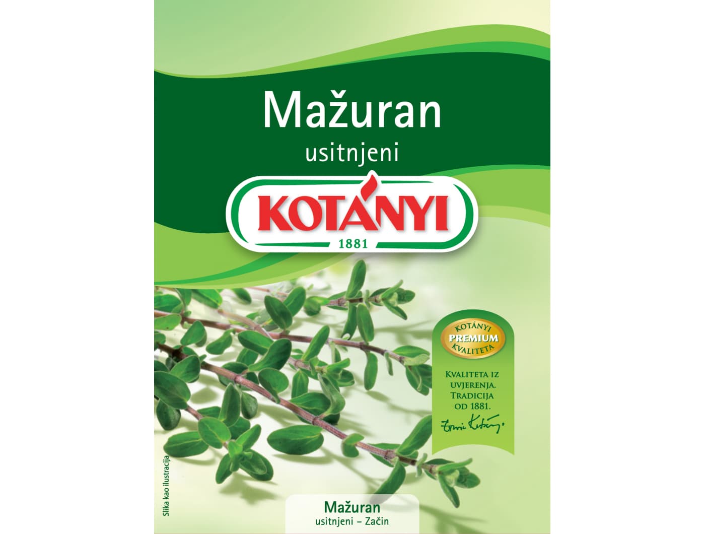 Mažuran mrvljeni