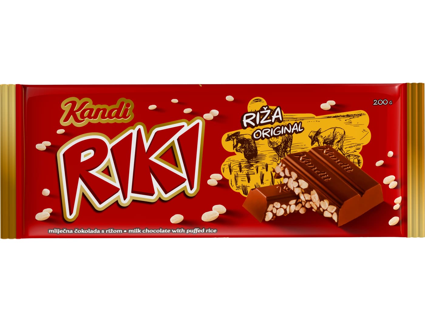 Kandi Čokolada Riki s rižom