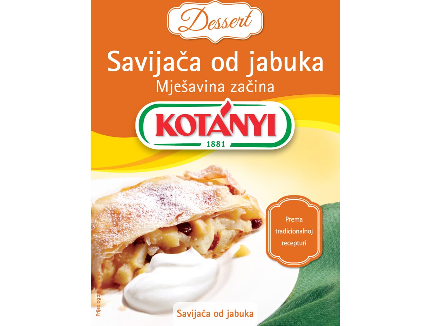 Začin za savijaču od jabuka